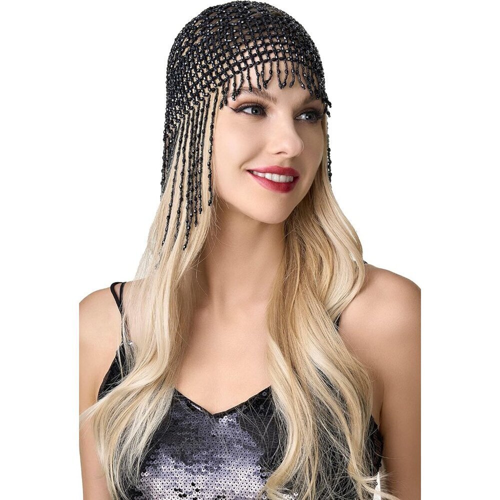 1920s Beaded Flapper Headpiece Gatsby Party Accessories Gift